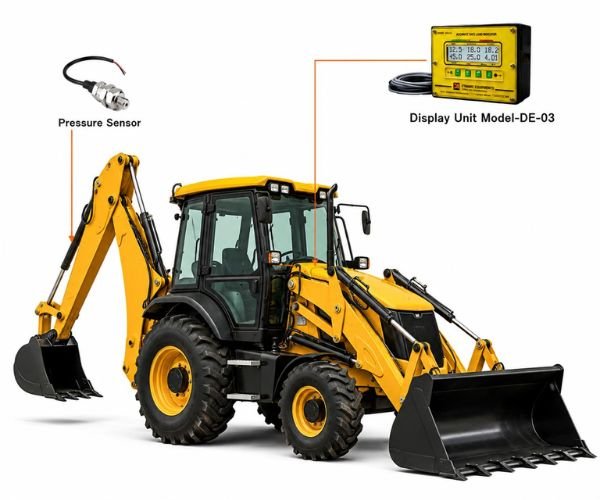 Safe Load Indicator for Backhoe Loader
