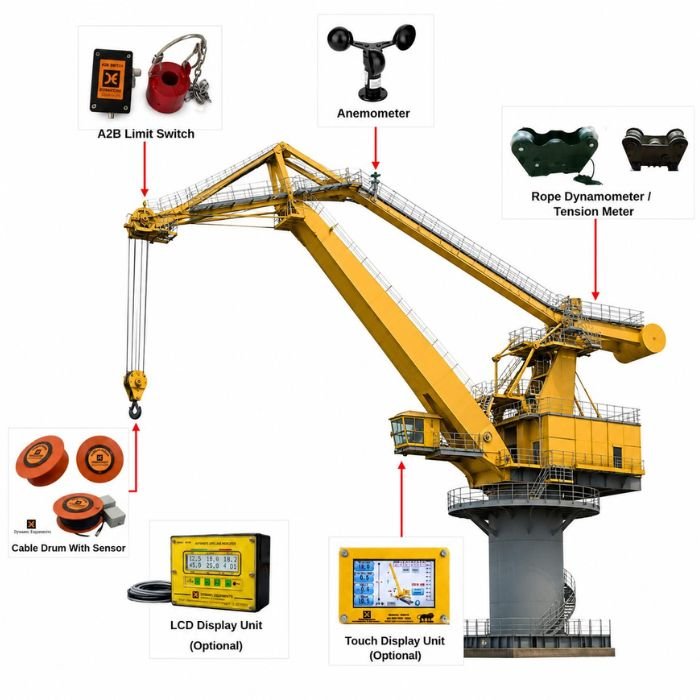 Safe Load Indicator for Level Luffing Crane
