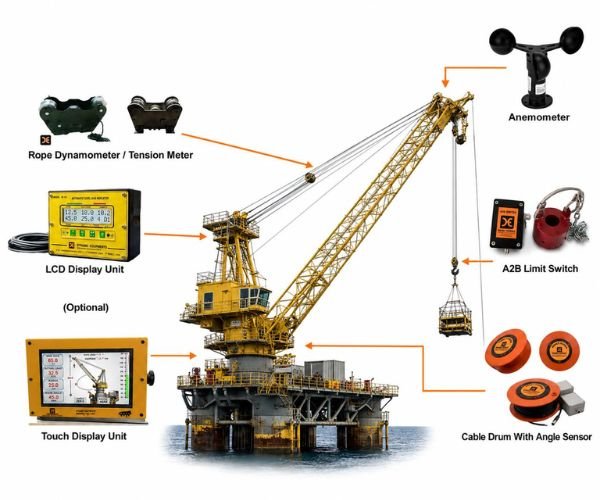 Safe load indicator for JCB Telehandler