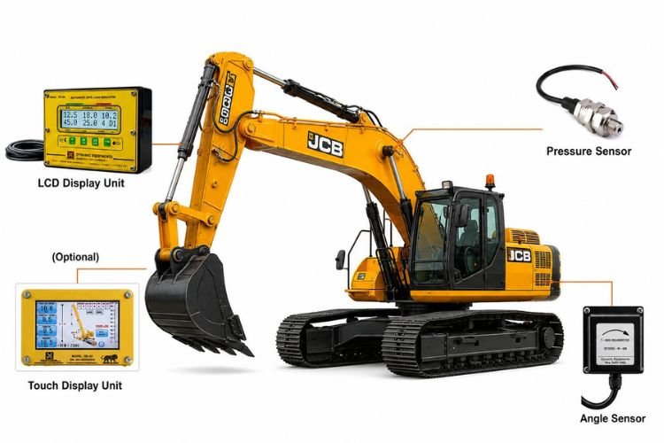 Safe load indicator for Wheeled Excavators Crane