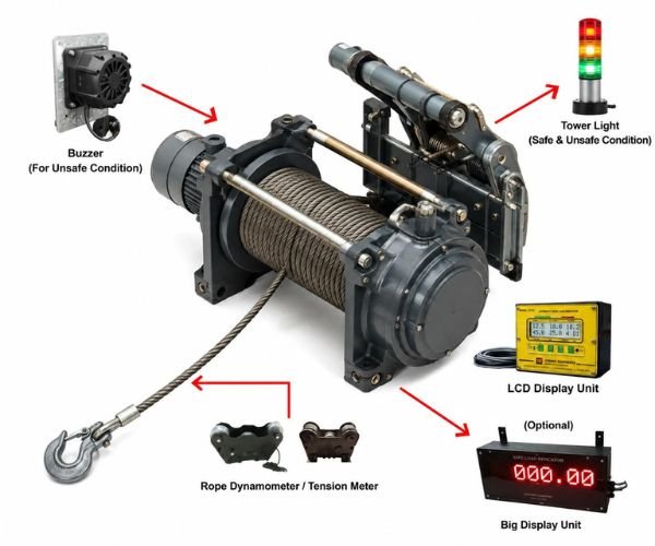 Safe Load Indicator for Winch Machine