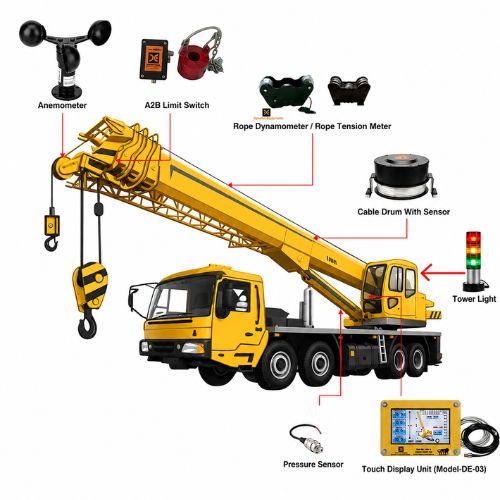 Safe Load Indicator For Telescopic Crane